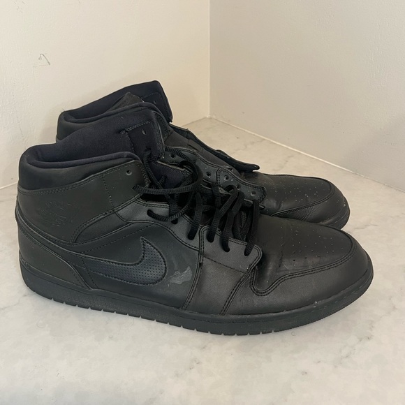 Air Jordan Mid 1 “Black White” - Picture 5 of 5